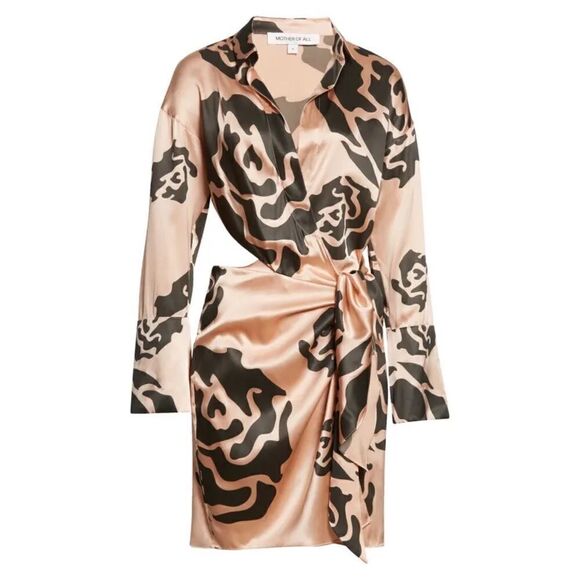 Mother Of All Atenea Mini Dress in Floral Pink Size S - Picture 4 of 14